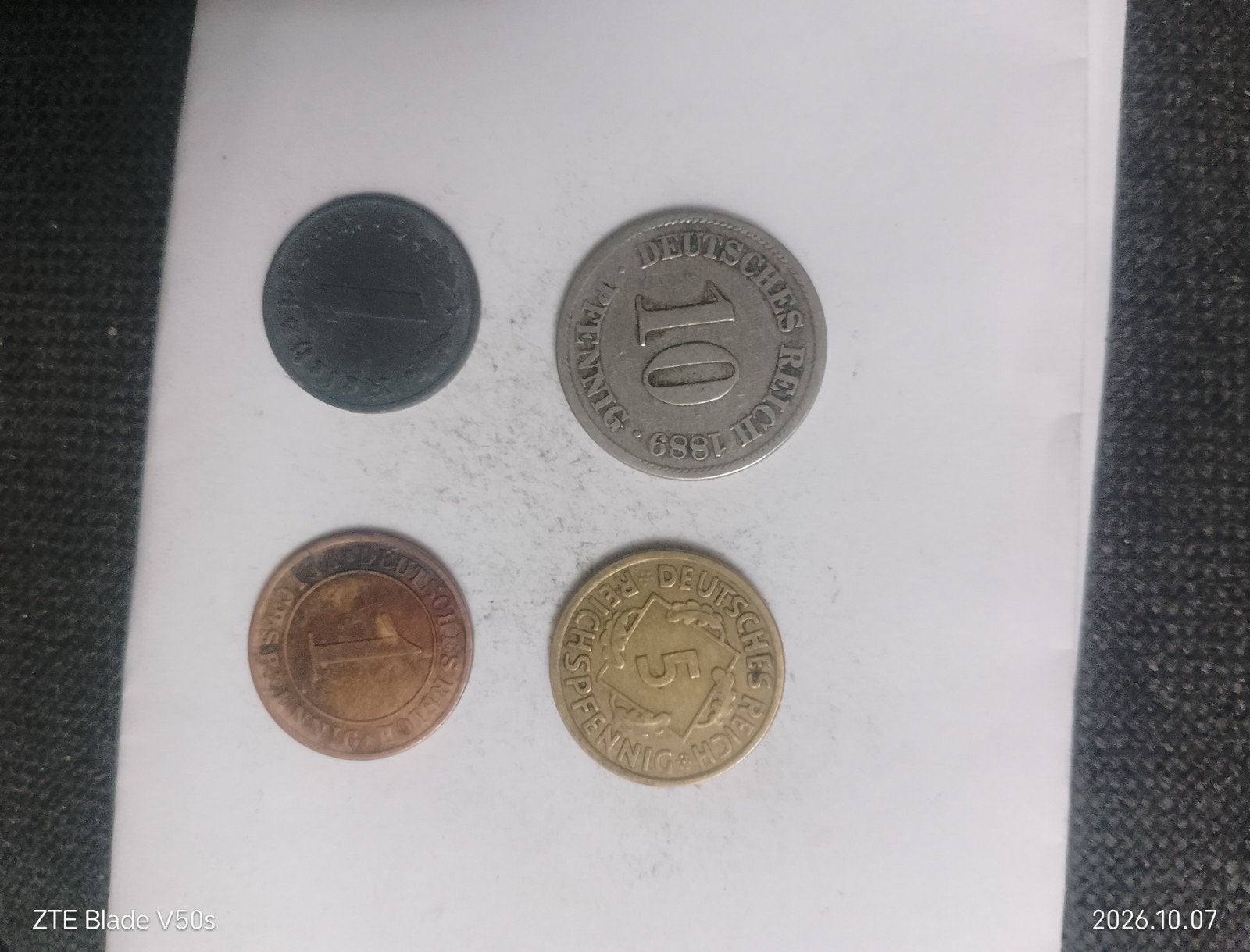 4 pièces allemandes, Enlèvement ou Envoi