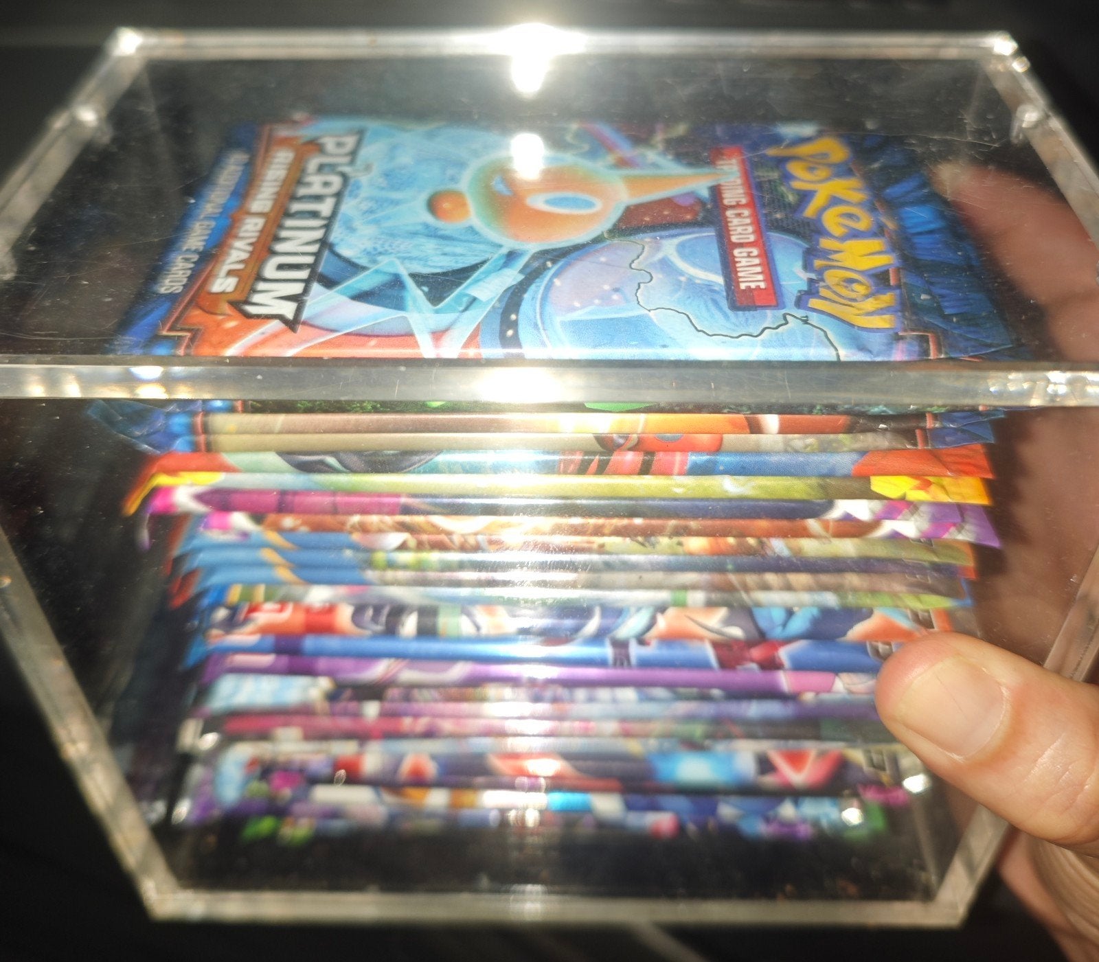 Acrylic case full with boosterpacks, Ophalen, Booster
