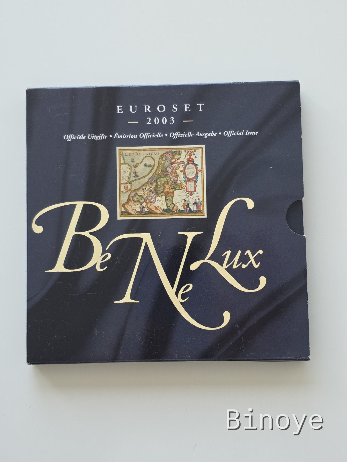 Set Euro Benelux 2003 Introset FDC – 24 monnaies + médaille, Timbres & Monnaies, Enlèvement ou Envoi, Belgique, 1 centime, Série