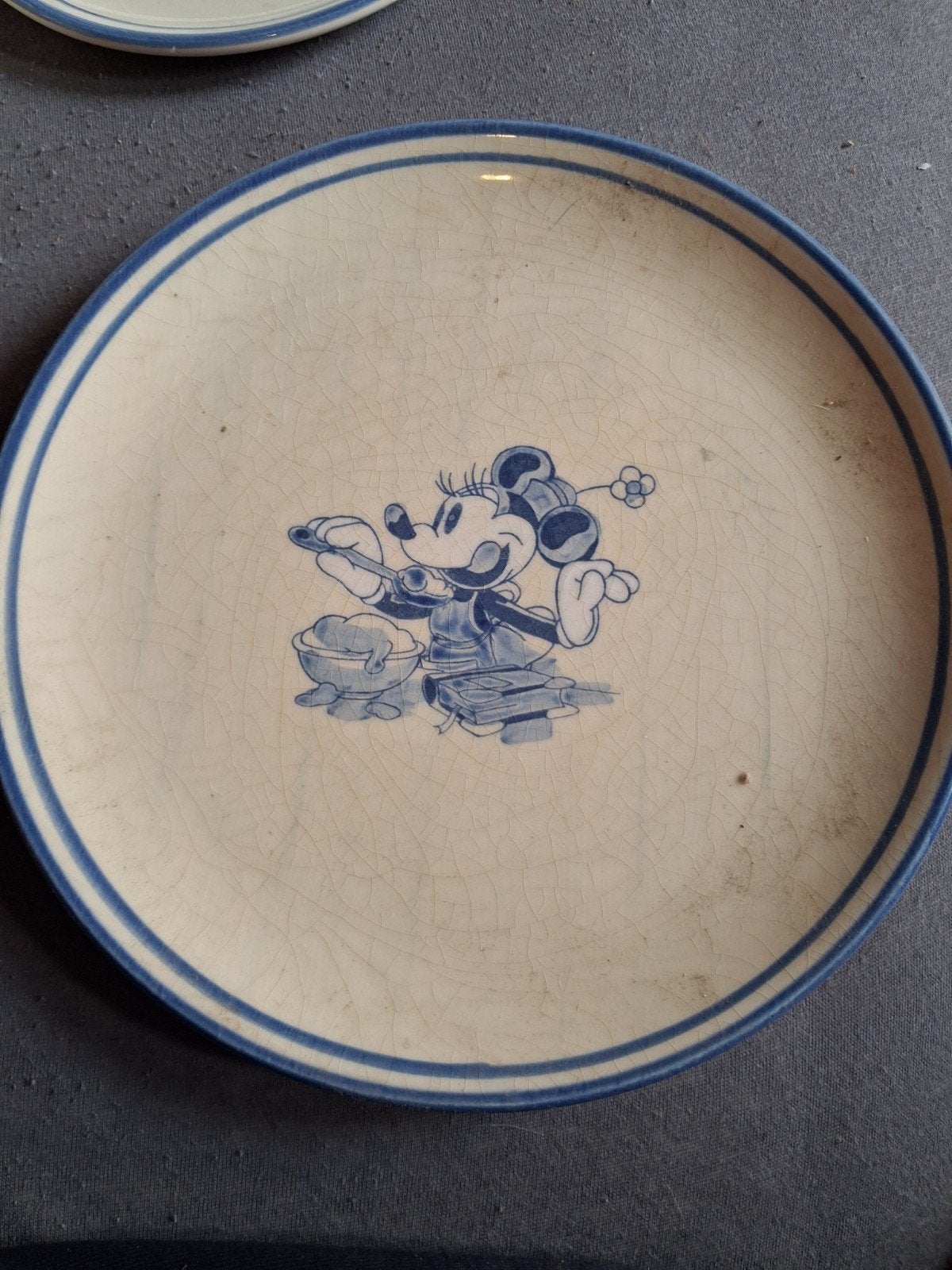 disney land parijs ontbijt borden en tassen, Ophalen of Verzenden, Mickey Mouse, Gebruikt, Servies