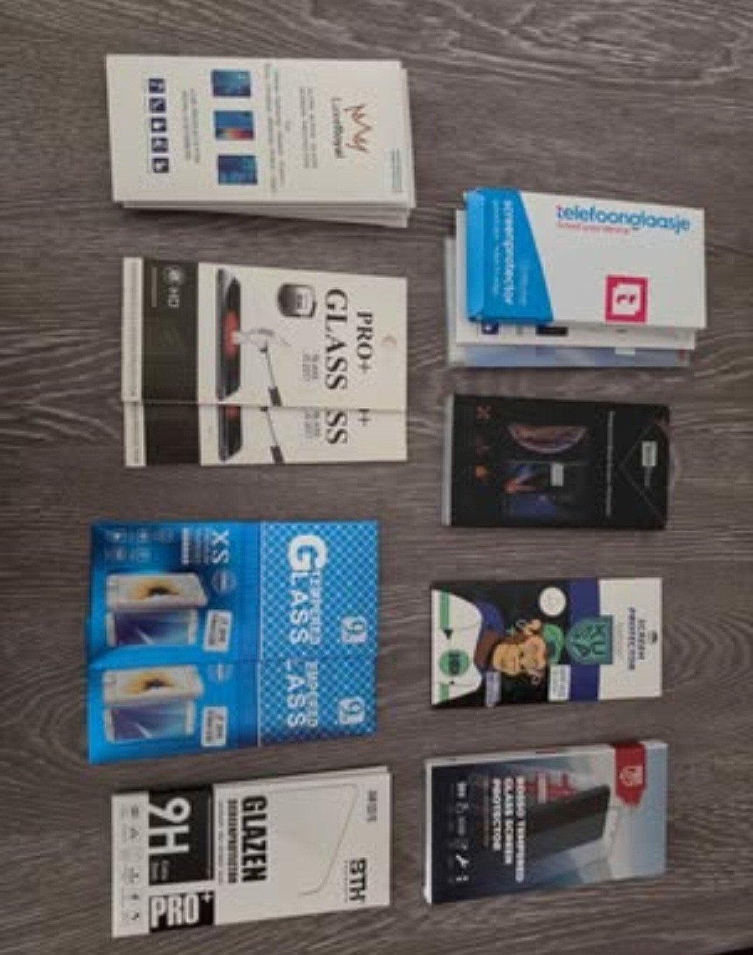Lot de 16 protecteurs d'écran pour Samsung Galaxy (A52s, S20, Enlèvement
