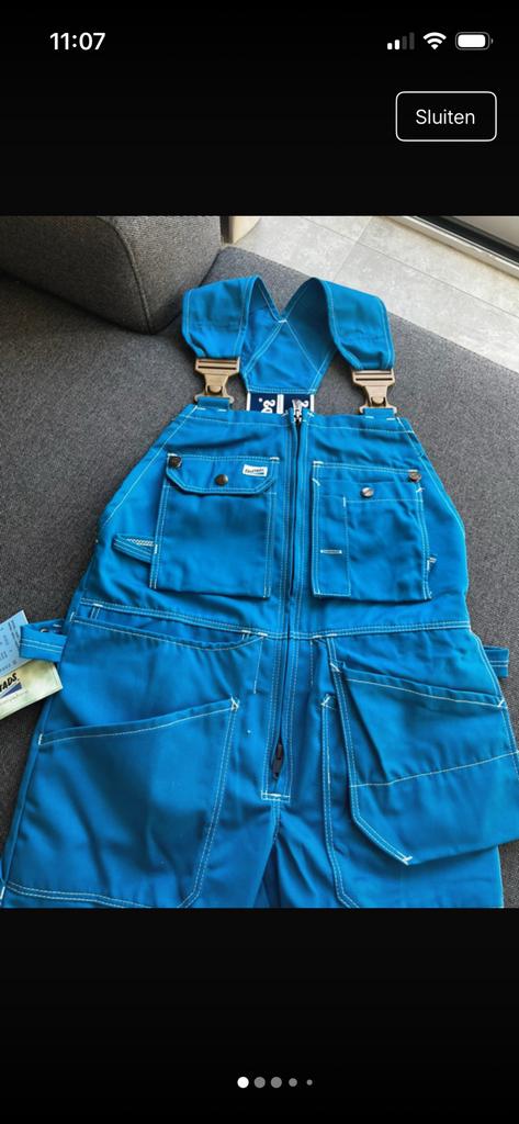 Werkoverall blauw, Ophalen of Verzenden, Nieuw