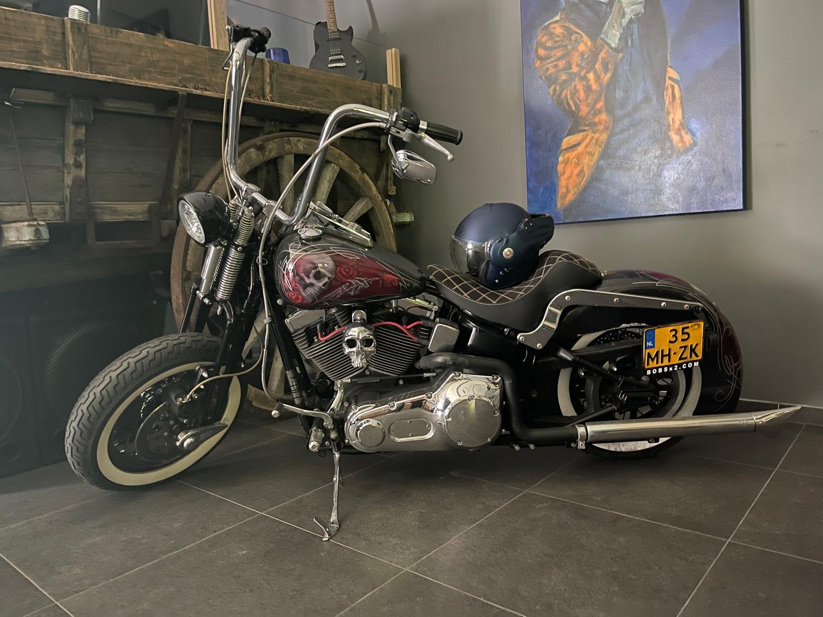 Harley Davidson Springer., Poignées chauffantes, Occasion, Plus de 35 kW, Chopper