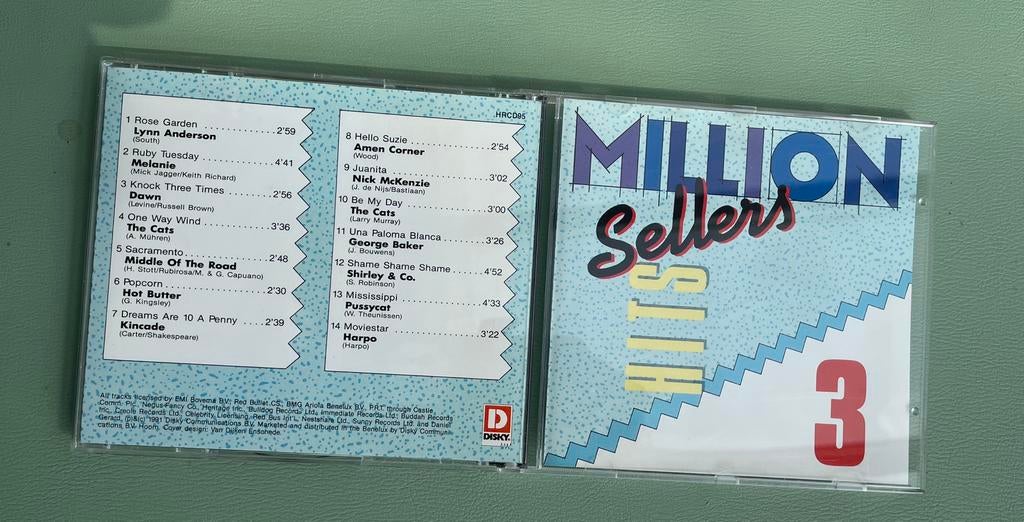 Million Sellers verzameling cd, Enlèvement ou Envoi, 1970 - 1979, Utilisé