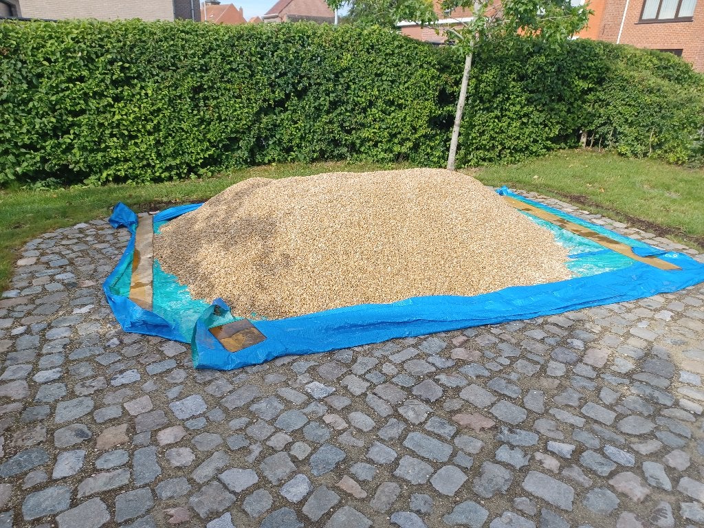 Siergrind, Tuin en Terras, Grind, Keien en Split, Ophalen, Overige materialen, Beige, Nieuw