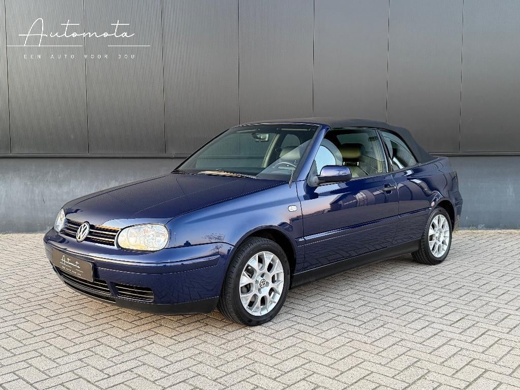 Volkswagen Golf Cabriolet 2.0 Highline/1st Paint/NL Car, Autos, Cuir, Achat, Entreprise, Cabriolet