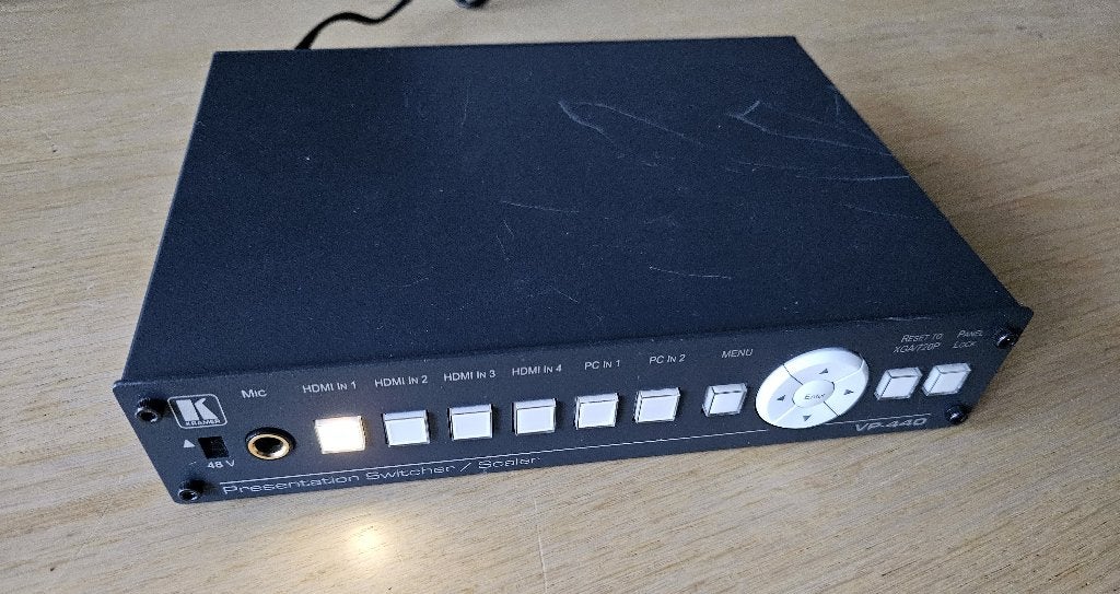 Kramer VP-440 HDMI VGA HDBaseT Pro videoversterker, Audio, Tv en Foto, Overige Audio, Tv en Foto, Gebruikt, Ophalen of Verzenden