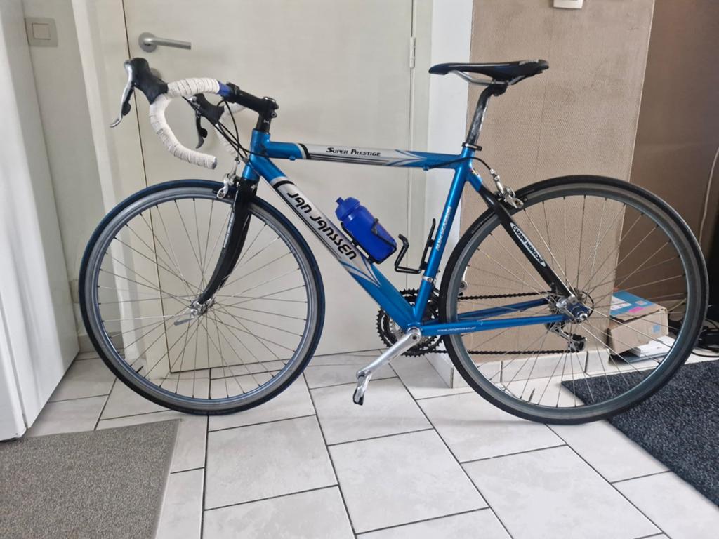 VÉLO DE ROUTE JAN JANSSEN SUPER PRESTIGE WAIST M, Vélos & Vélomoteurs, Enlèvement, Carbone