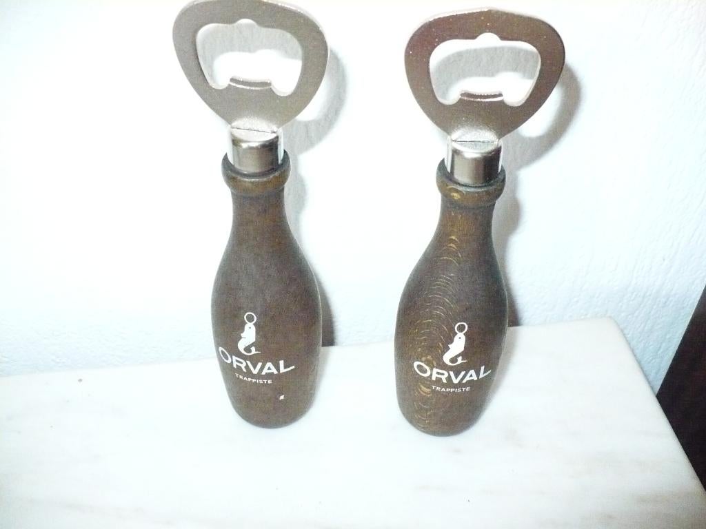 2 ouvres bouteilles  ORVAL, Collections, Marques de bière, Enlèvement ou Envoi, Bouteille(s)