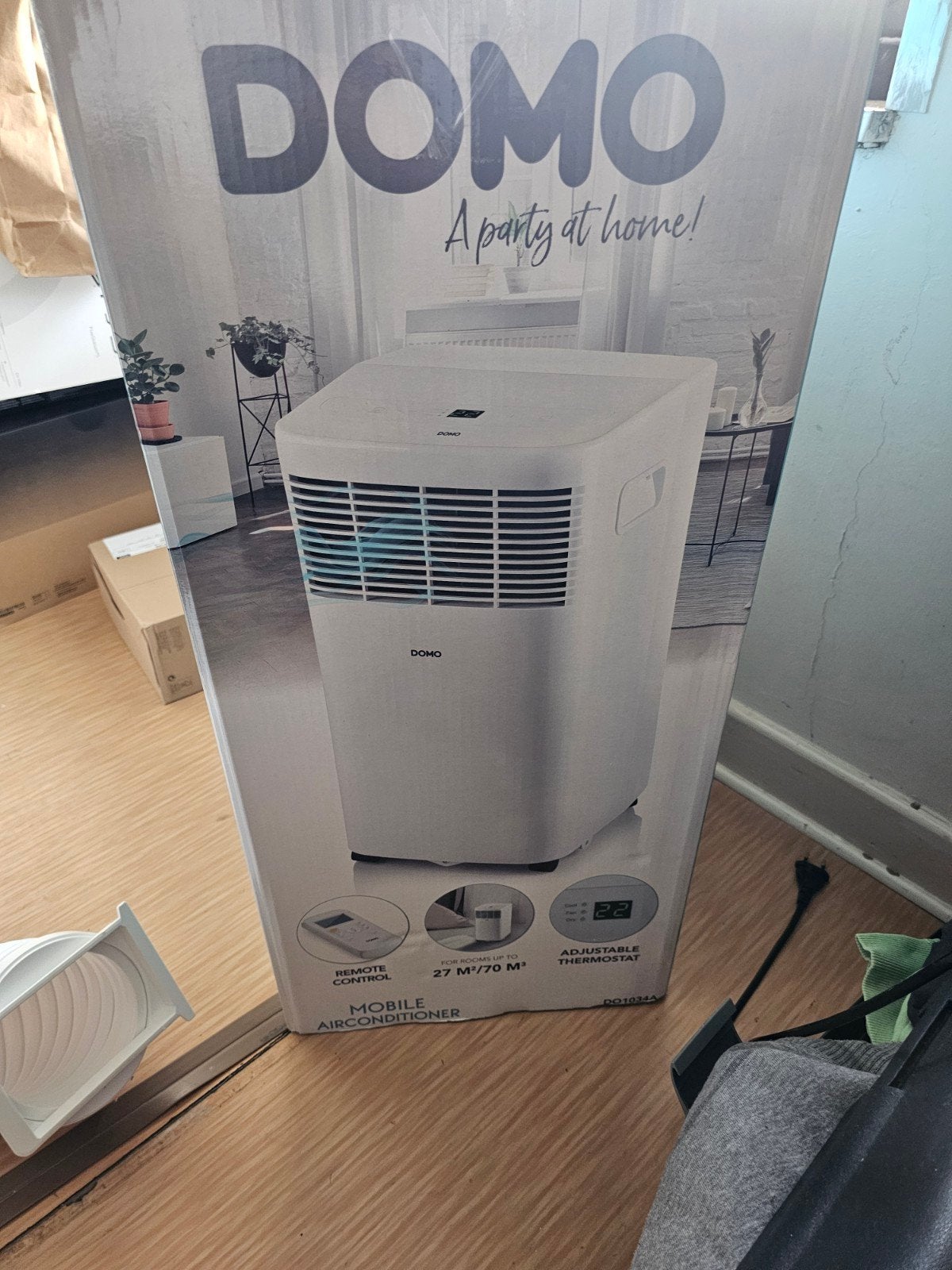 Climatiseur Domo avec purificateur d'air, Electroménager, Enlèvement