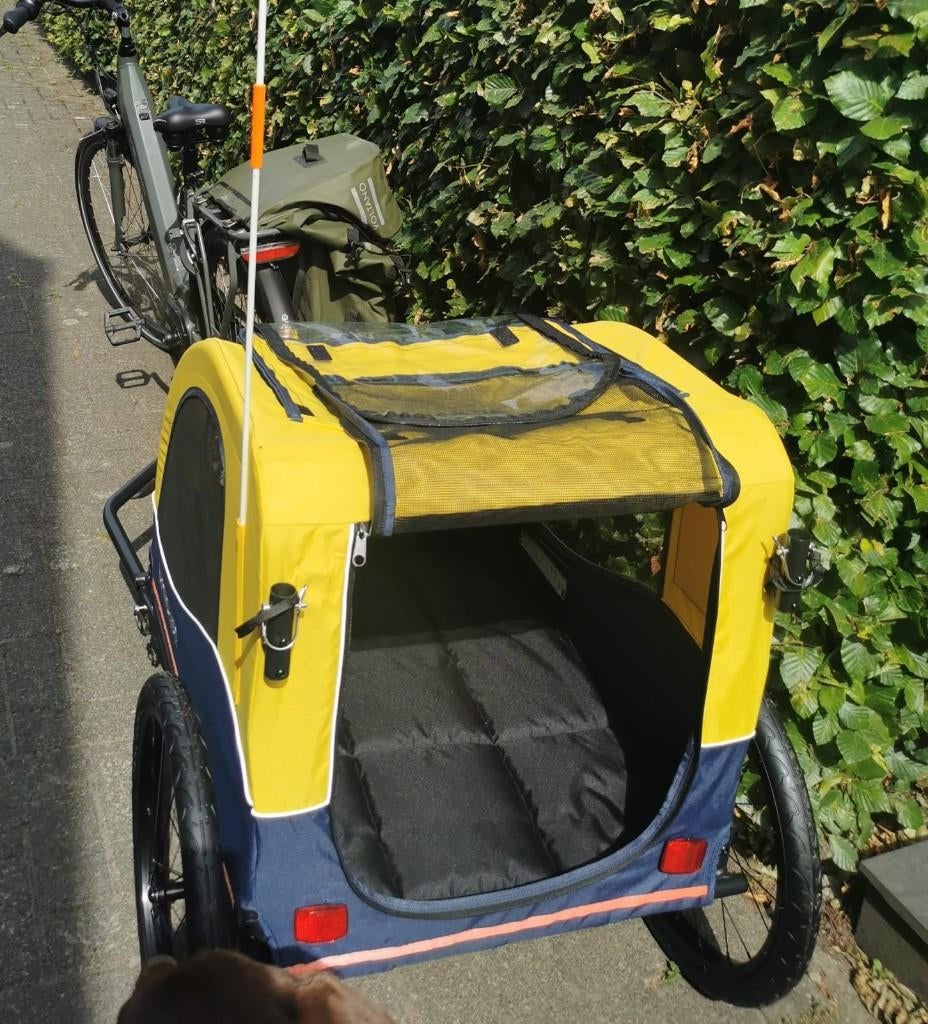 Remorque pour vélo pour chien, Remorque pour chien, 40 à 60 kg, Pliable, Hafenbrande