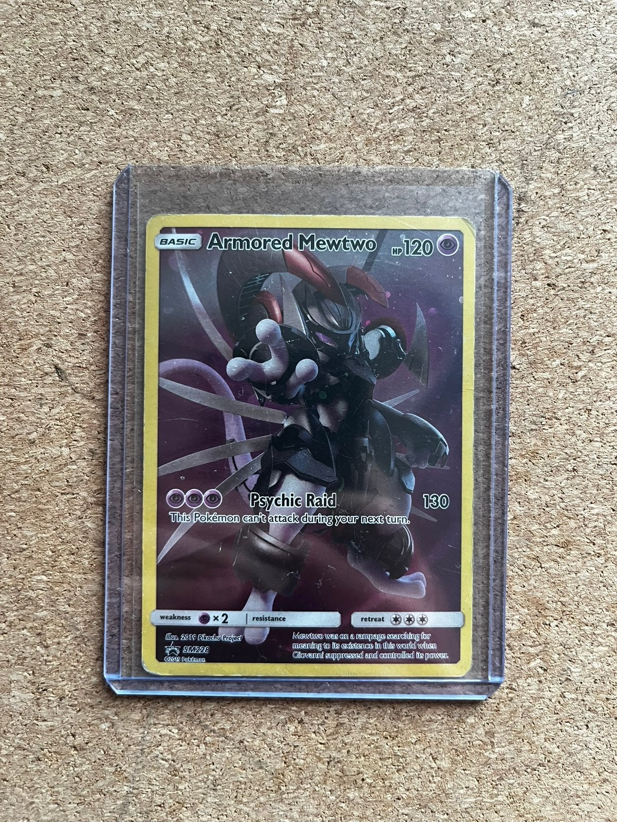 Pokemon kaart mewto, Enlèvement, Utilisé, Cartes en vrac, Foil