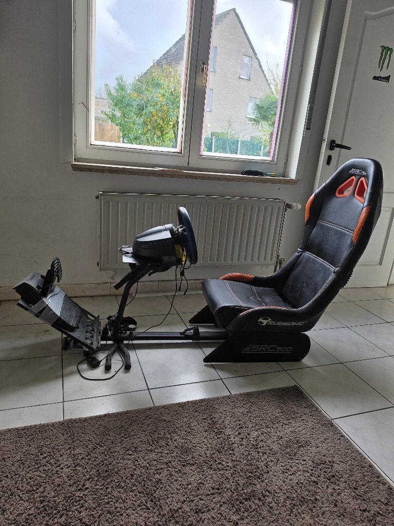 Subsonic SRC 500 racestoel + PlayStation stuur en pedalen, Games en Spelcomputers, Ophalen, Gebruikt, Playseat of Racestoel