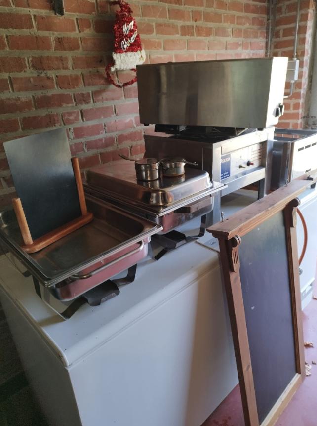 horeca materialen, Zakelijke goederen, Horeca | Keukenapparatuur, Fornuis, Frituur en Grillen, Gebruikt, Ophalen