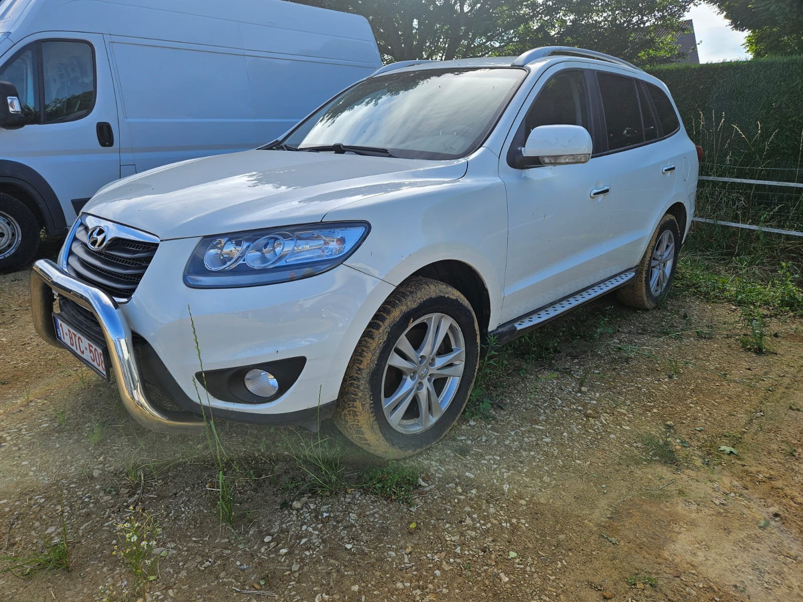 HYUNDAI SANTA FE 2.0 CRDi  7pl.  MOTEUR CASSÉ, Autos, Hyundai, 7 places, Boîte manuelle, Noir, 5 portes