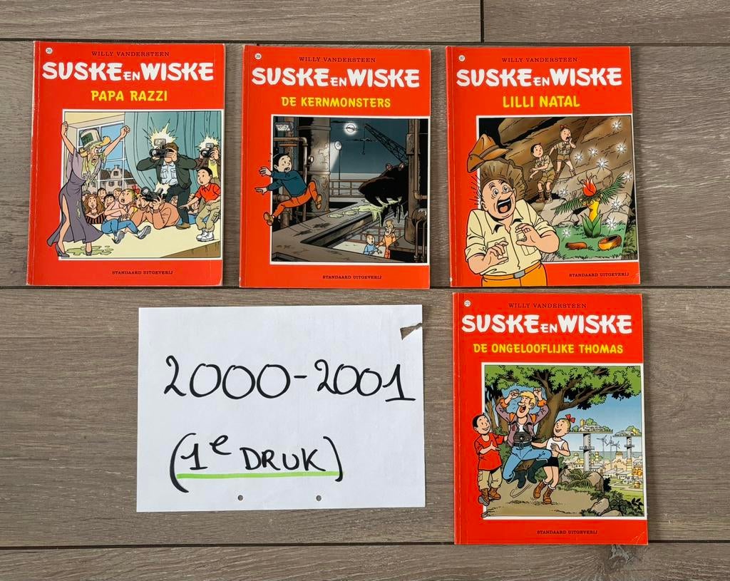 Suske en Wiske (2000-2001) EERSTE DRUK, Boeken, Ophalen, Gelezen, Willy Vandersteen