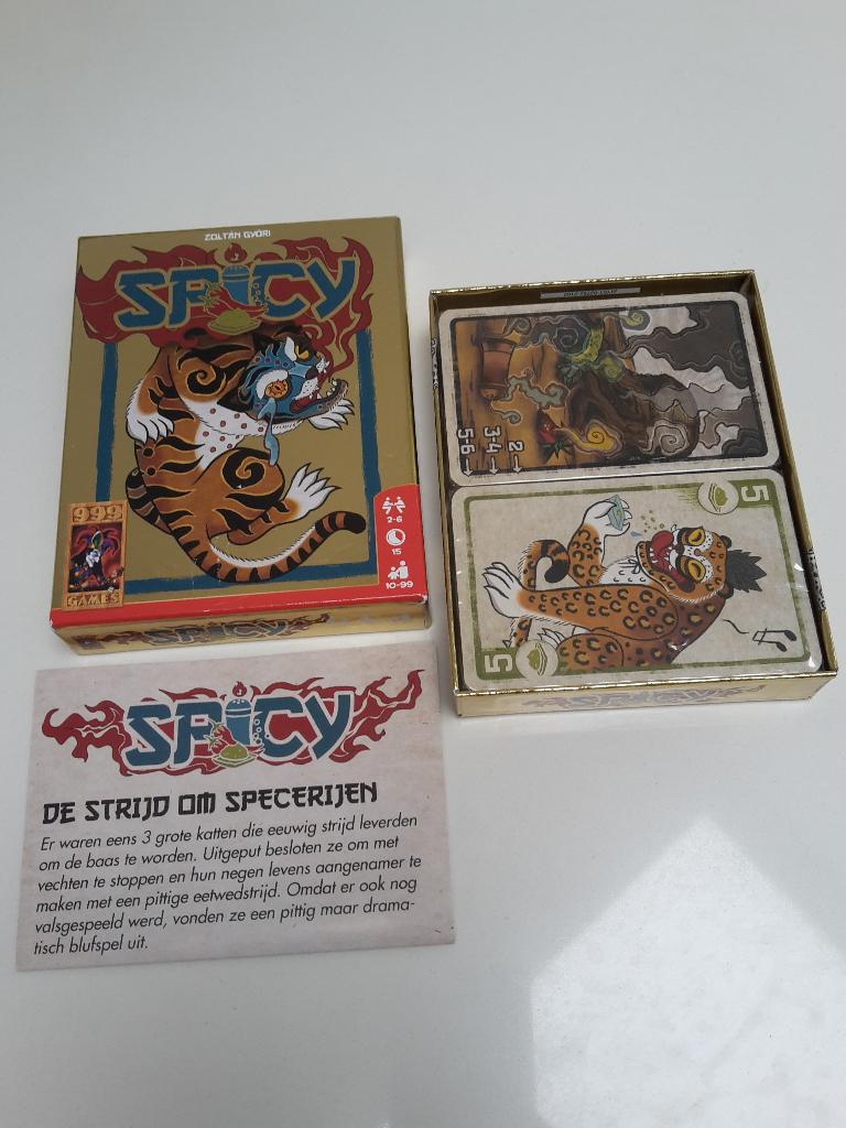 Nieuw spel Spicy, 2-6 spelers, 10+, 999, + 1 gratis promo, Enlèvement ou Envoi, Neuf, 999 Games