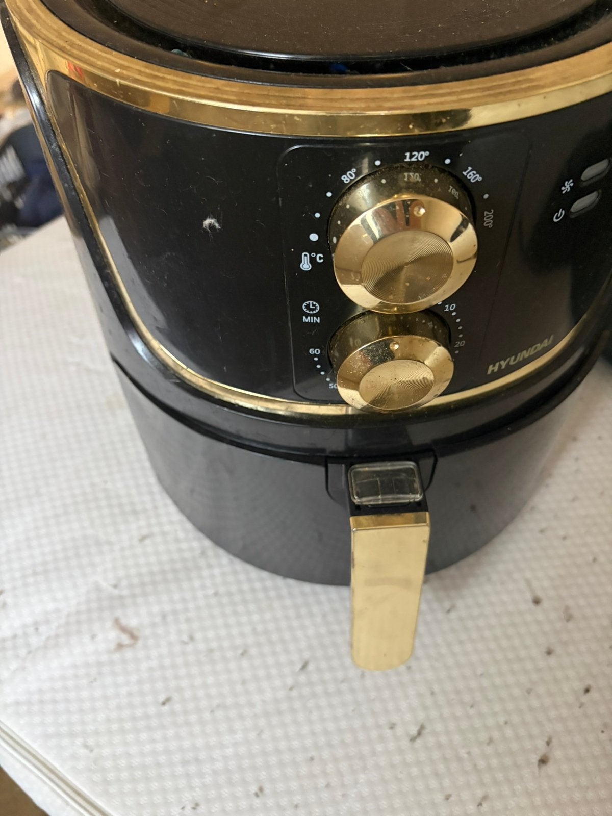 Hyundai airfryer 6.2L XXL, Ophalen of Verzenden, Zo goed als nieuw, Airfryer