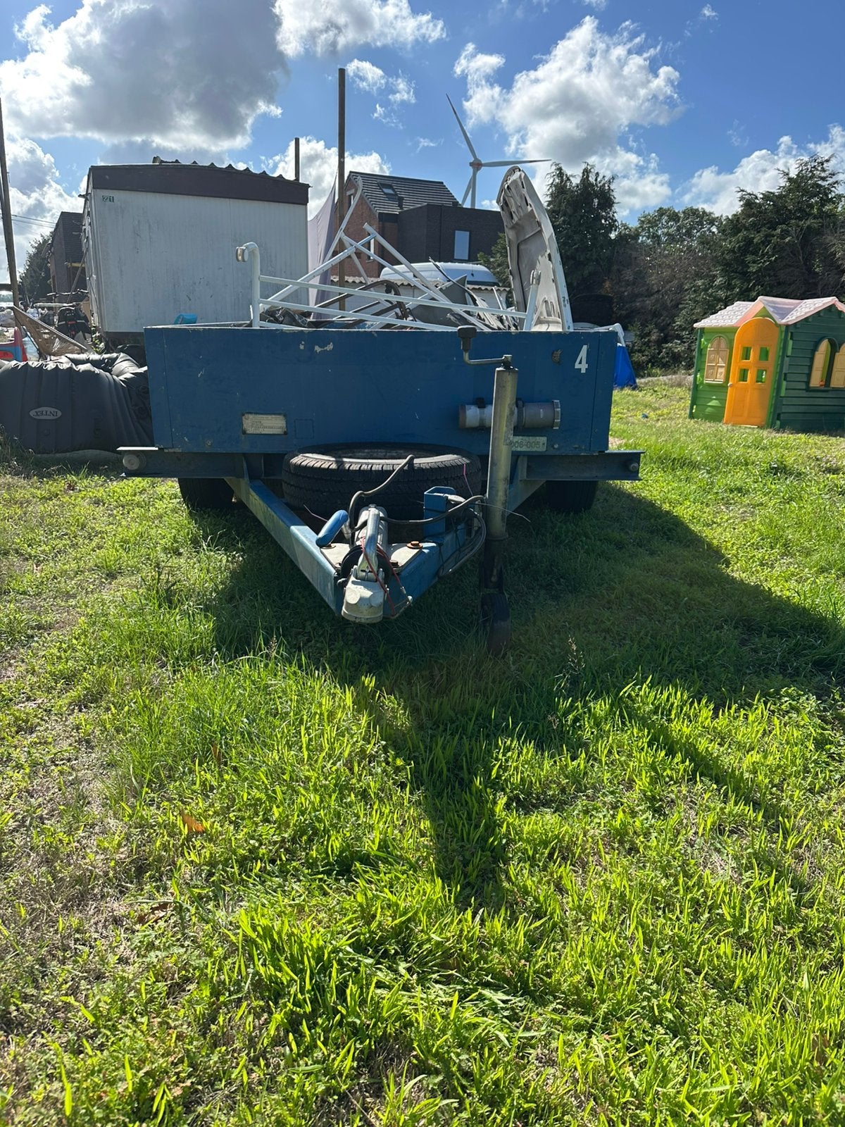 Aanhangwagen 2t, Auto diversen, Ophalen, Gebruikt