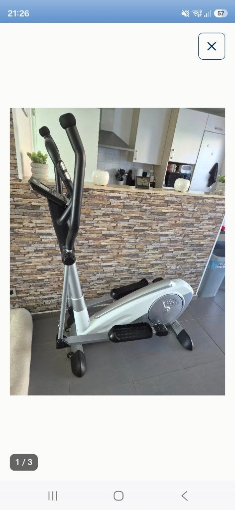 Dkn hometrainer, Ophalen, Benen, Aluminium, Zo goed als nieuw