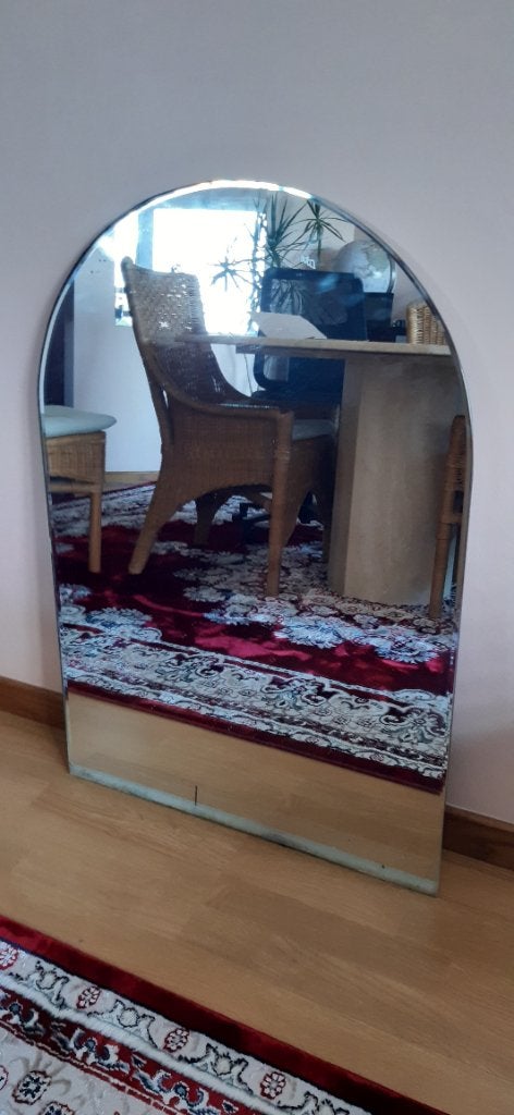 Badkamer antieke spiegel, Moins de 100 cm, Enlèvement, Utilisé, 50 à 75 cm