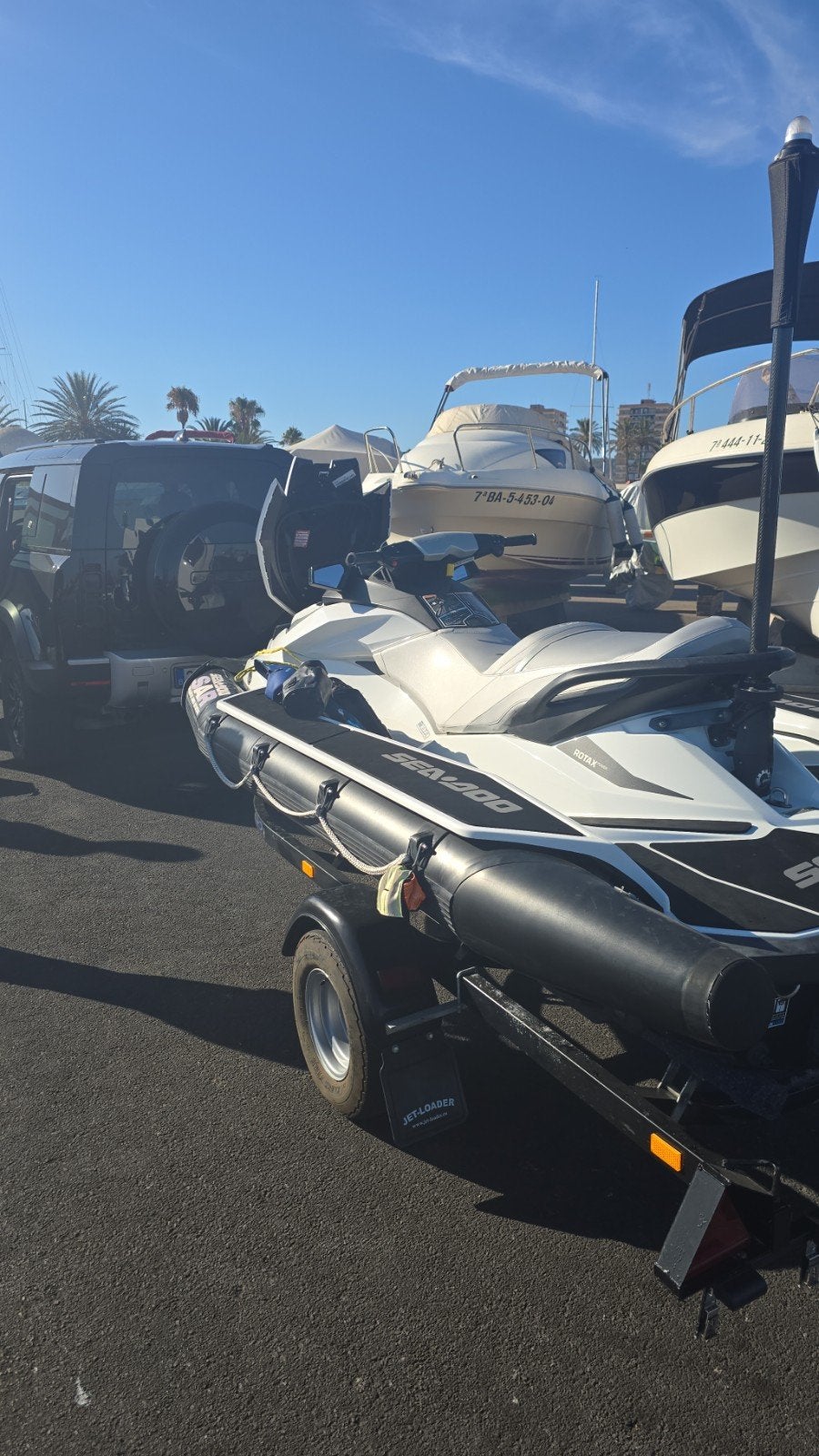 sea doo SAR 35 heures de navigation, Enlèvement
