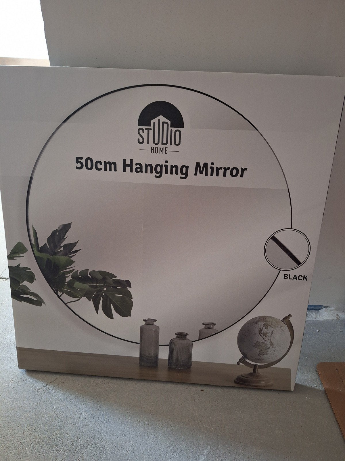 Ronde spiegel, Ophalen, Nieuw, Rond, 50 tot 75 cm