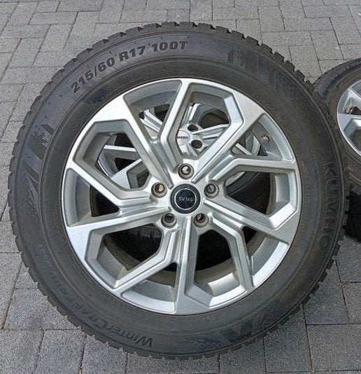 Winterbanden velgen alu MG HS EHS 17inch 5x112 7-8mm ❄️, Auto-onderdelen, Ophalen, Gebruikt, MG