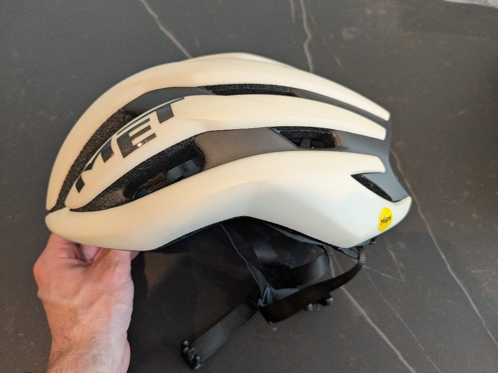MET Trenta MIPS Race Fietshelm Mat Wit M, M, Ophalen of Verzenden, Heer of Dame, MET