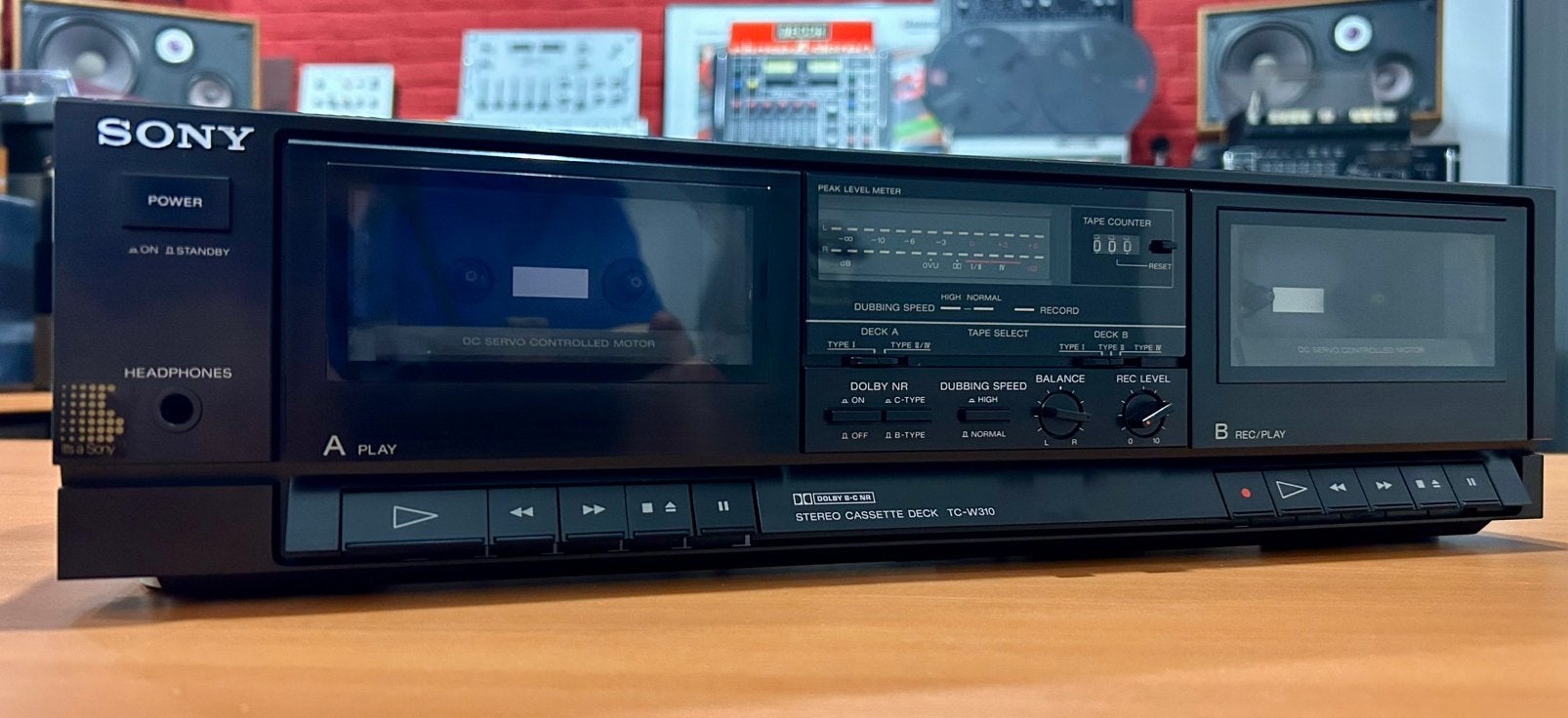 Sony TC-W310 deck cassette, Enlèvement ou Envoi, Double, Sony