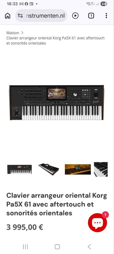Korg pa5x oriental +korg triton extreme moss bord, Musique & Instruments, Enlèvement ou Envoi, Korg