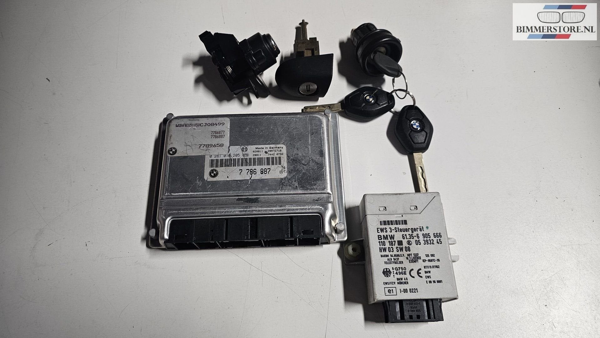 Startset Contactslot ECU BMW 3Serie E46 320D AUT M47 1361778, Autos : Pièces & Accessoires, -, Utilisé, -, -