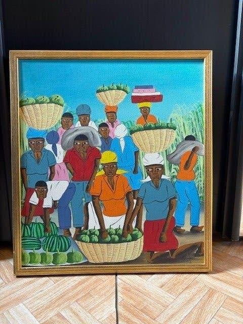 Schilderij (Art Naïf), Antiek en Kunst, Ophalen