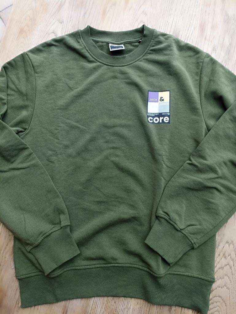 Sweat imprimé kaki Jack & Jones taille XS, Enlèvement ou Envoi, Comme neuf, Vert, Jack Jones
