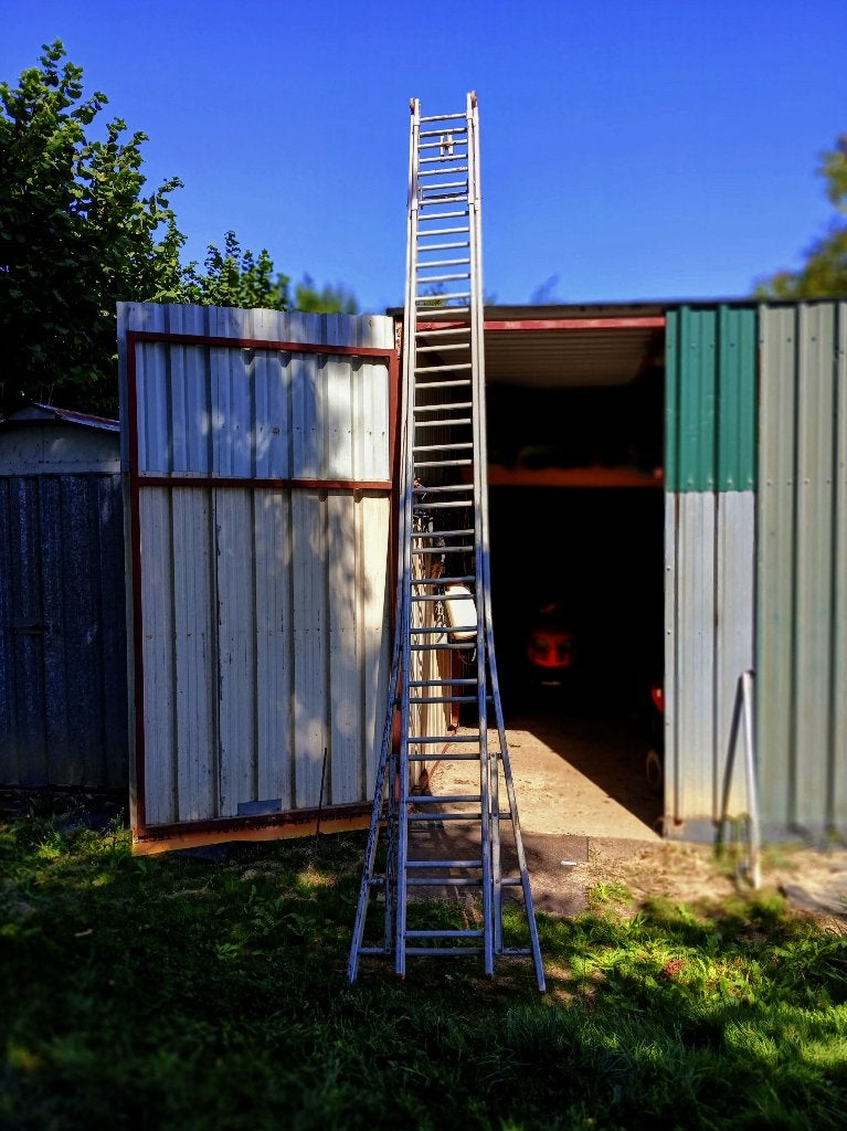 échelle double, Enlèvement, Utilisé