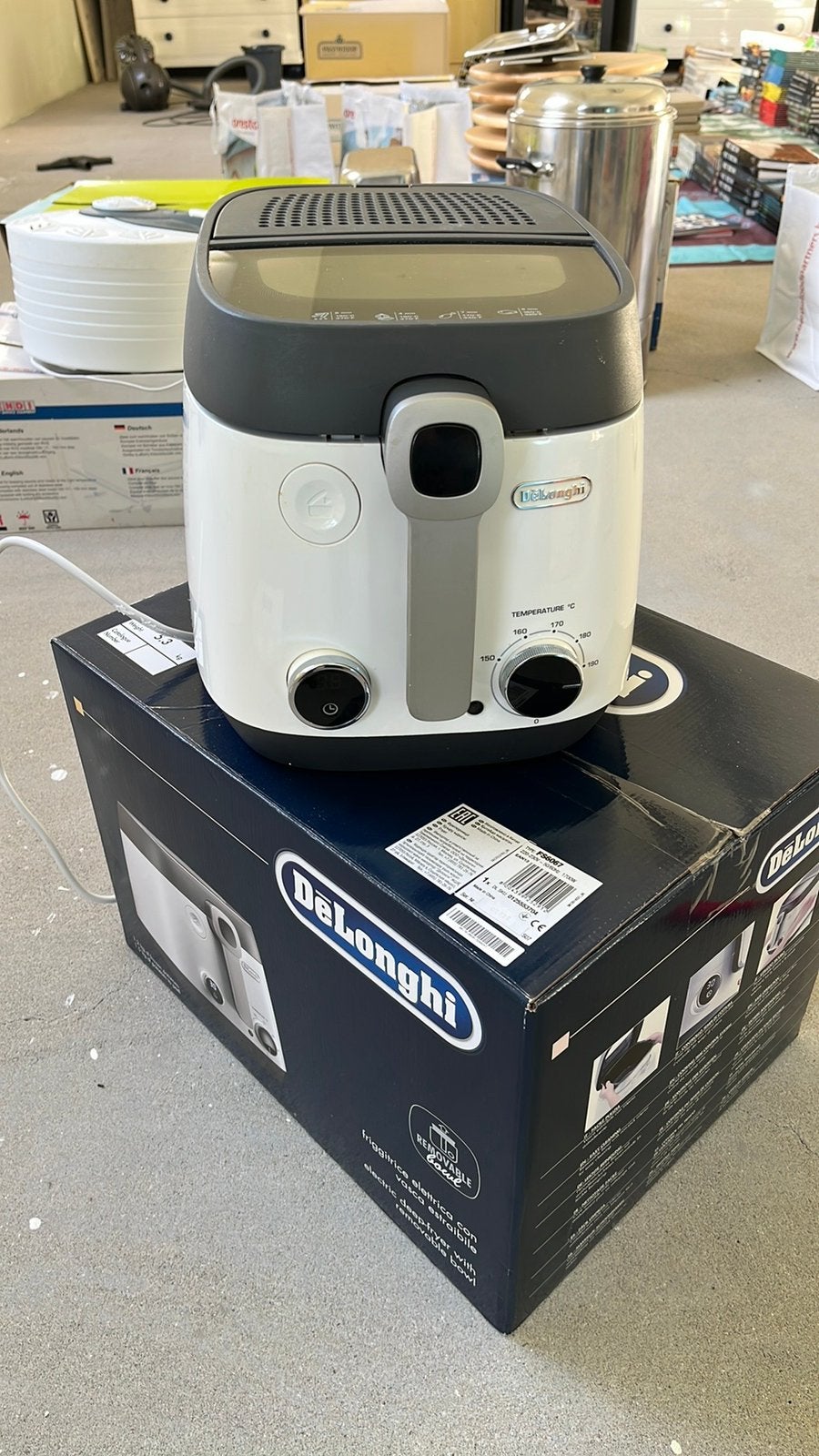 De’Longhi FS 6067. Inhoud: 2,4 l, Elektronische apparatuur, Frituurpannen, Ophalen, Nieuw
