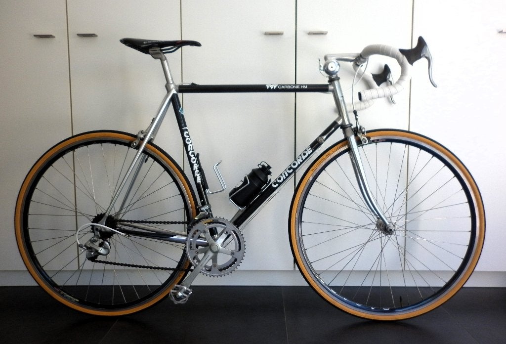 retro koersfiets concorde TVT carbon HM 1ste generatie, Ophalen