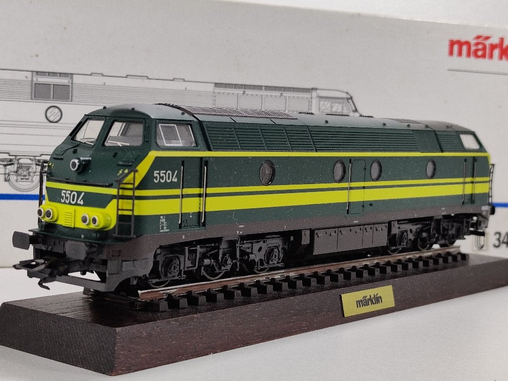 Marklin 3467 Diesellocomotief NMBS SNCB serie 55, Enlèvement ou Envoi, Courant alternatif, Comme neuf, Locomotive