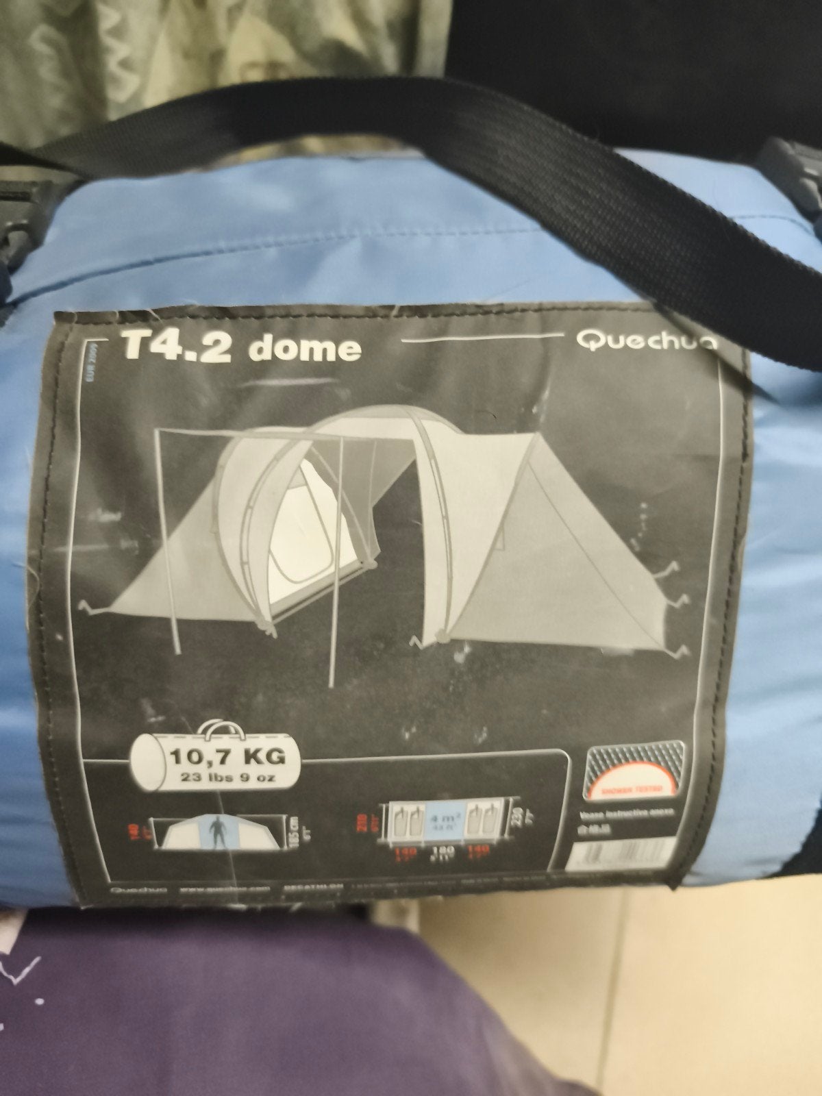 Tante Quechua T4.2 dome, Caravanes & Camping, Tentes, Enlèvement