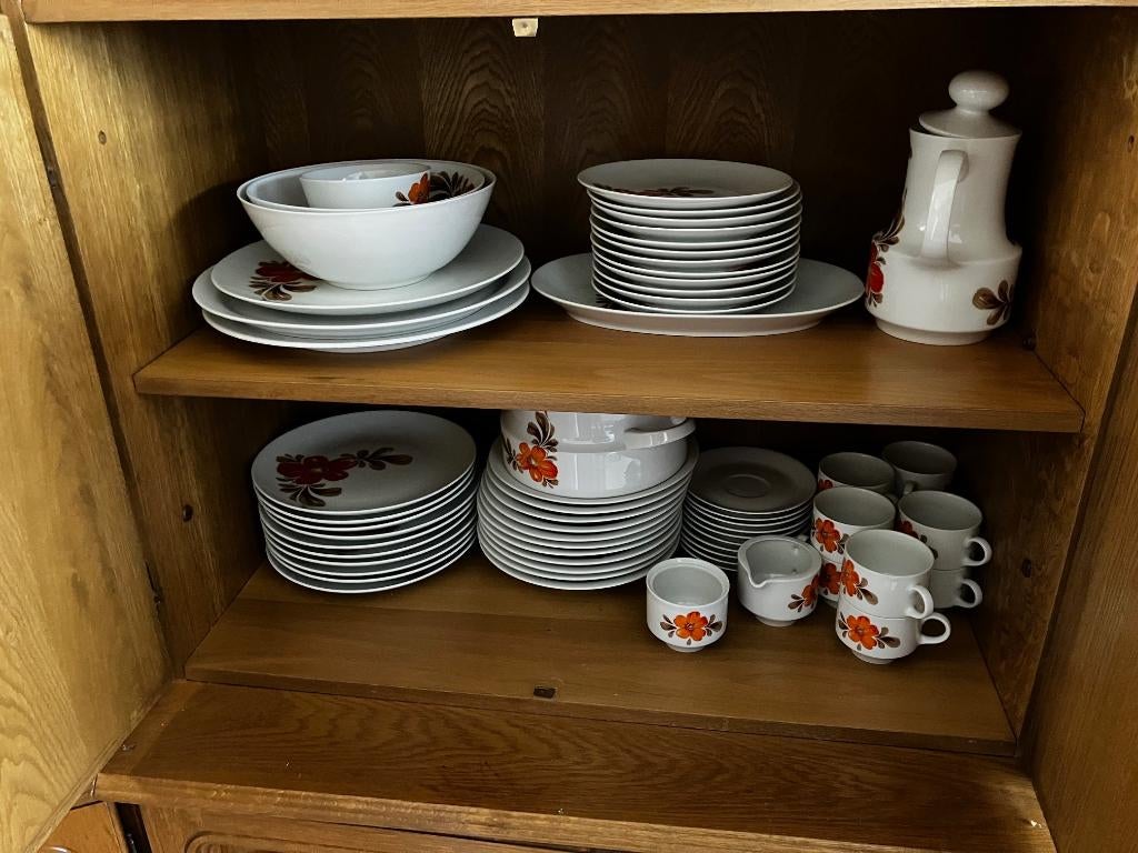 vaisselle vintage, parfait état, 10 pièces, Maison & Meubles, Cuisine | Vaisselle, Comme neuf, Service complet, Autres styles