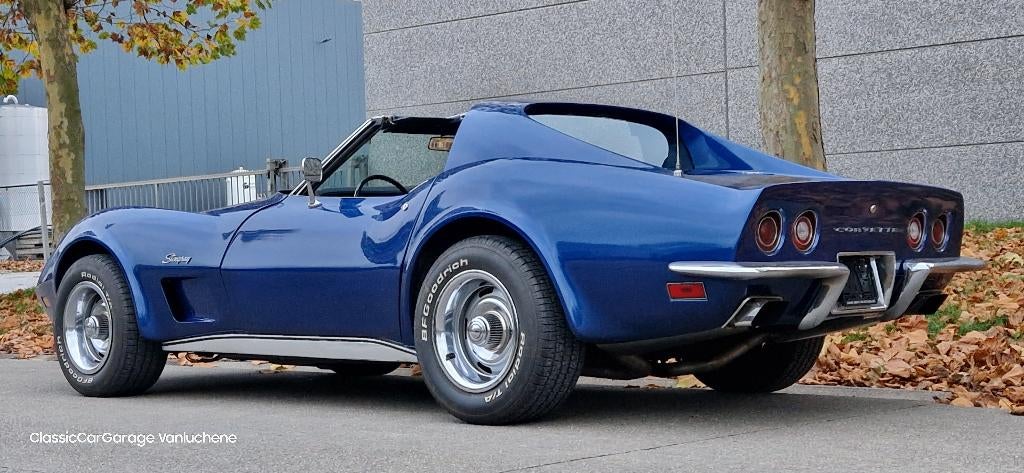 Chevrolet Corvette C3 Stingray, Auto's, Automaat, Achterwielaandrijving, 8 cilinders, Blauw