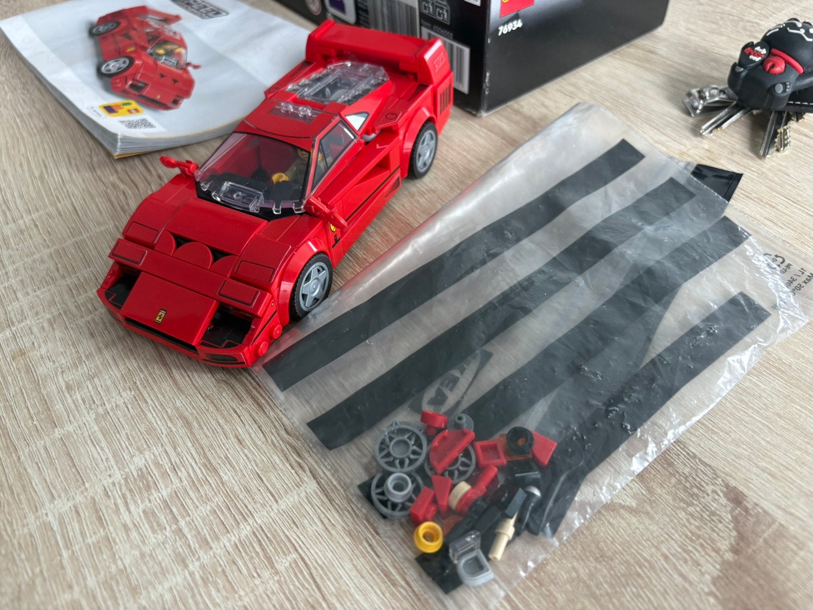 Lego 76934 speed champions Ferrari F40 Compleet met instruct, Enlèvement ou Envoi, Lego, Complet, Speed Champions