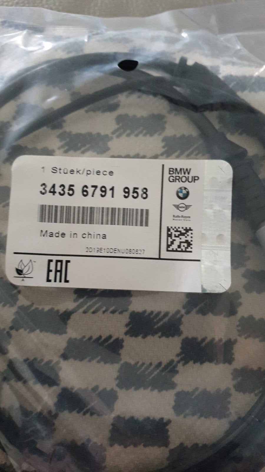 Bmw f10 f11 f07 Palpeur usure garnitures freins avant, BMW