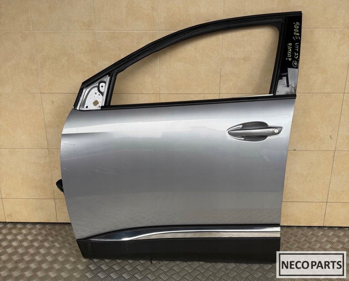 PEUGEOT 5008 II FACELIFT PORTIER DEUR LINKS ALLES LEVERBAAR!, Gebruikt, -, Ophalen of Verzenden, Achter