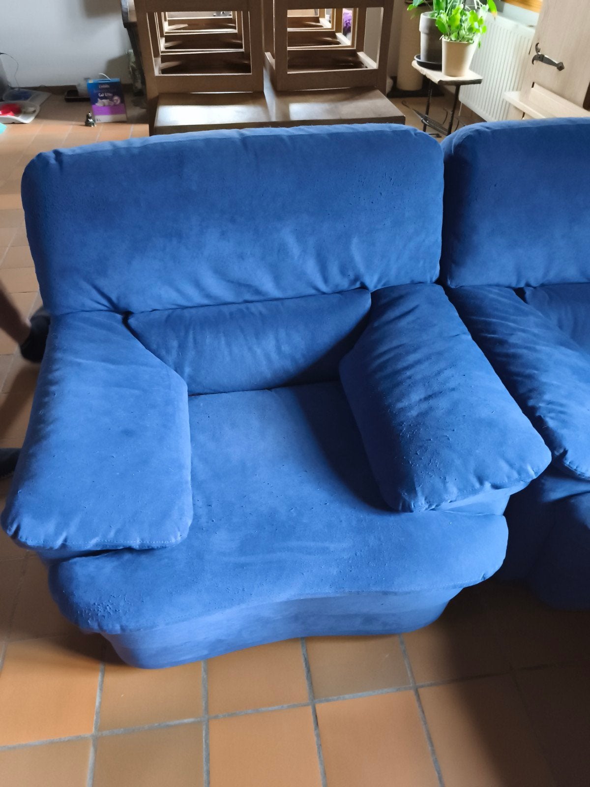 Fauteuil tissu 2x1 personnes, Enlèvement
