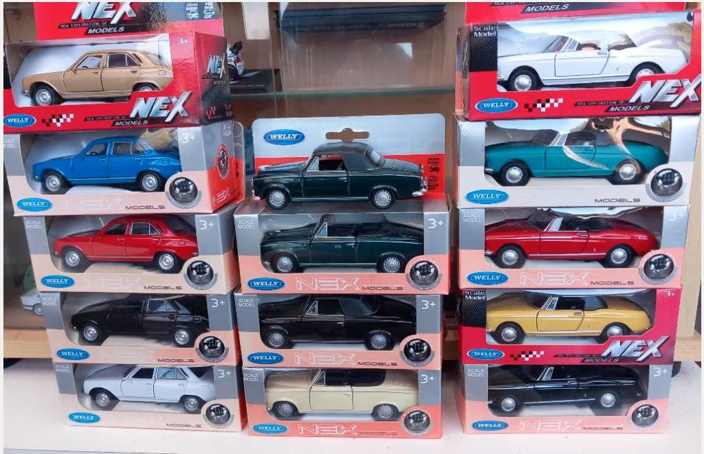 14 schaalmodellen Peugeot 403 & 404 cabriolet en 504, nieuw, Hobby & Loisirs créatifs, Voitures miniatures | 1:43, Enlèvement