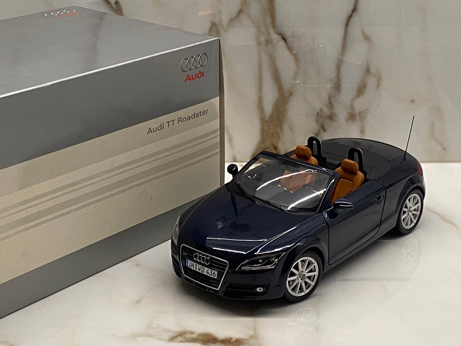 MiniChamps Audi TT Roadster - 2006 - 1:18, Ophalen of Verzenden, Zo goed als nieuw, Auto, MiniChamps