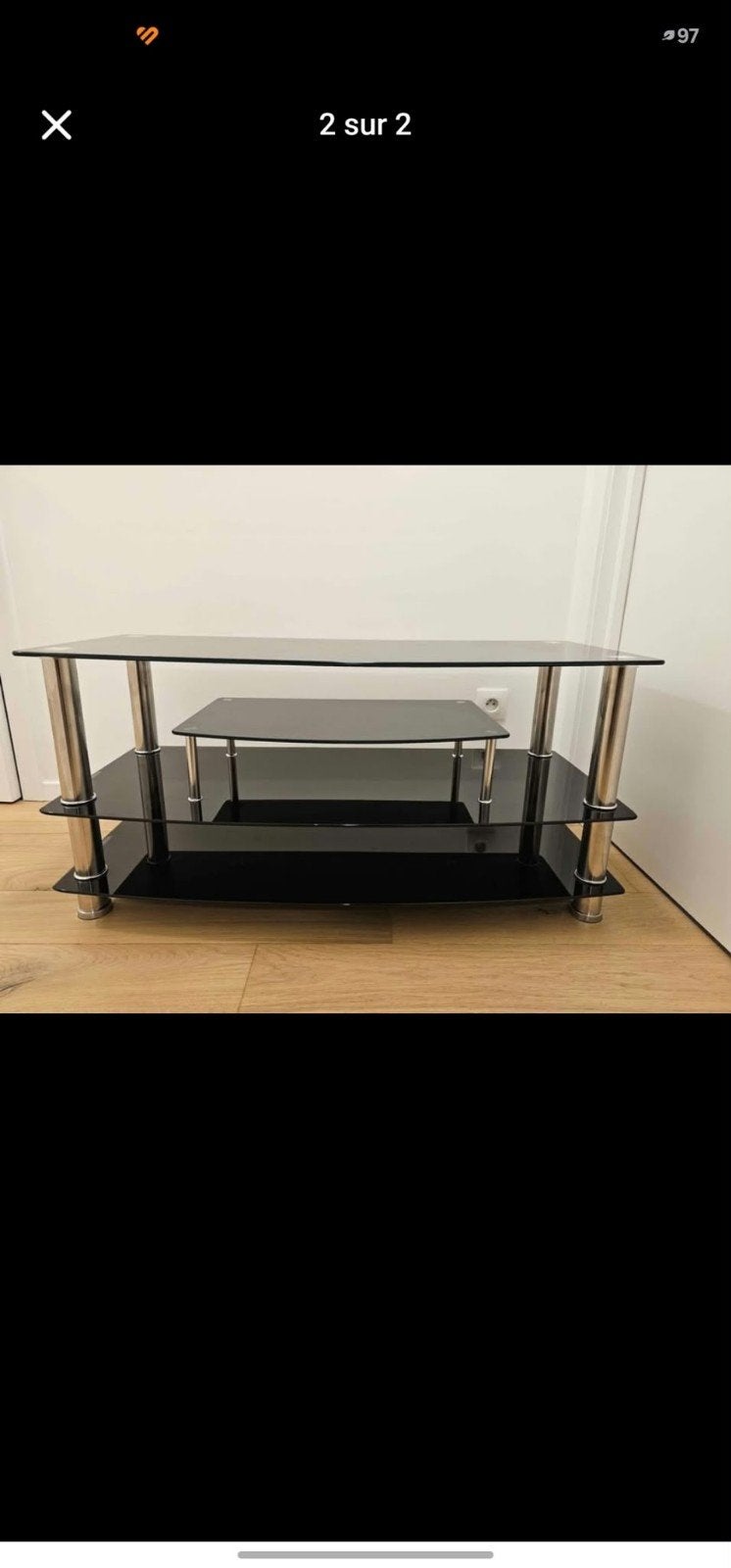 Meuble télé en verre, Enlèvement, Verre