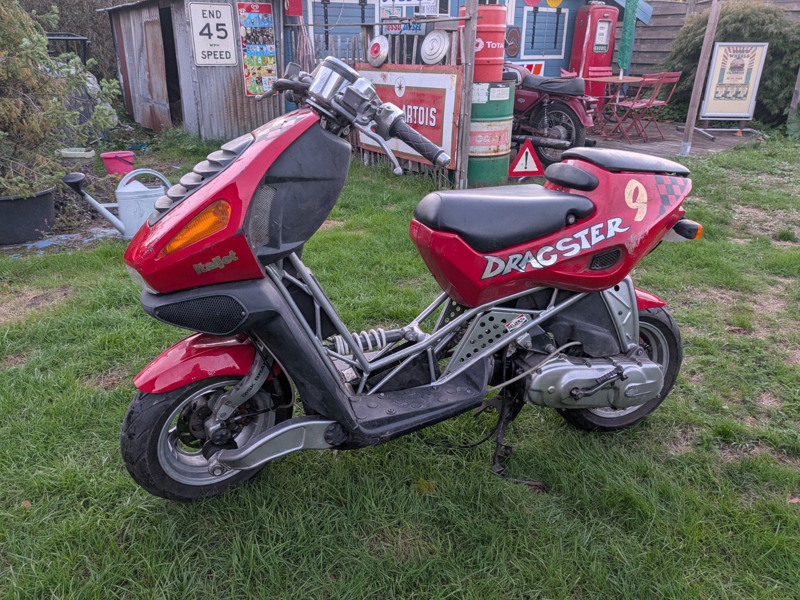 Italjet Dragster 50 CC, Enlèvement