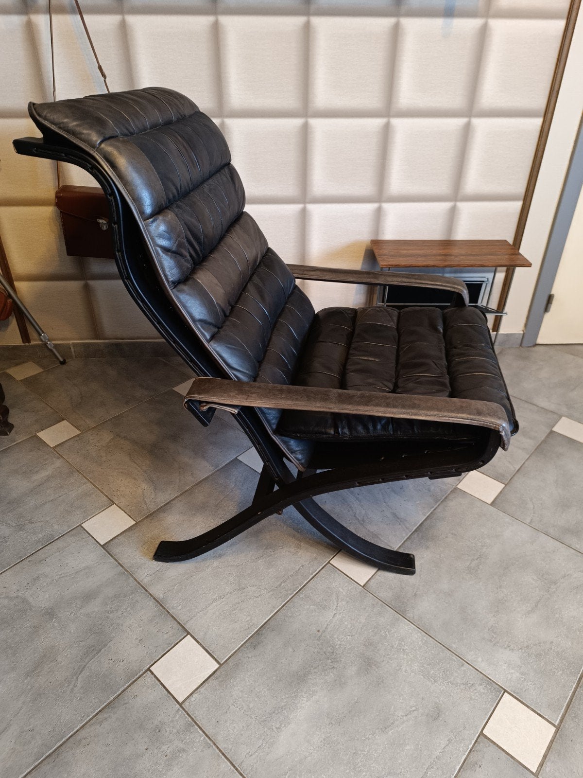 vintage fauteuil scandinave pliable Ingmar relling, Enlèvement ou Envoi